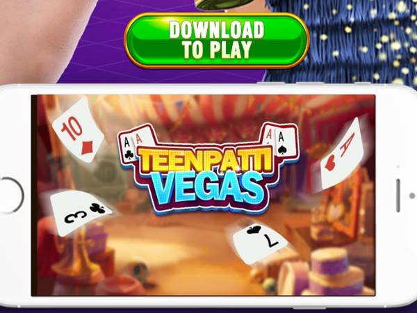3Patti Vegas Game APK download screen on Android phone